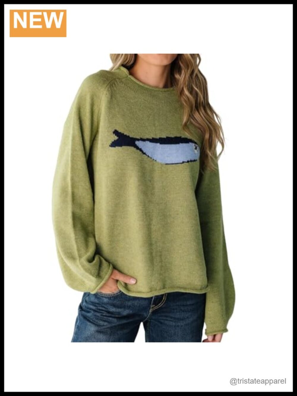 Oversized Chunky Knit Roll Neck Pullover Sweater Women Animal Graphic Pattern